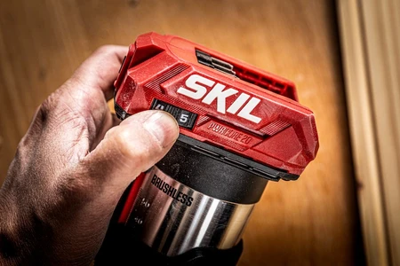 טרימר (כרסם) Brushless 20V עם קולט 6/8 מ"מ מתנה סוללה 2.0Ah + מטען SKIL