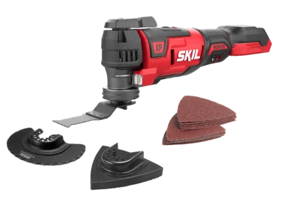 מולטיטול נטען (רב כלי) Brushless 20V עם סט אביזרים גוף בלבד SKIL