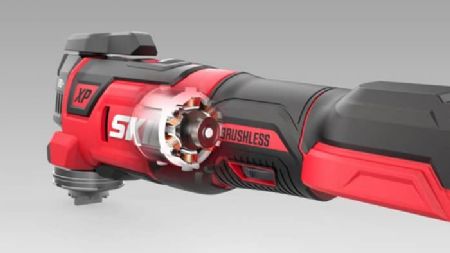 מולטיטול נטען (רב כלי) Brushless 20V עם סט אביזרים מתנה סוללה 2.0Ah + מטען SKIL