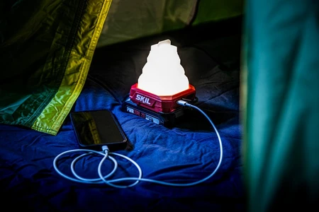 תאורת לד מתקפלת 20V עם חיבור USB - גוף בלבד SKIL