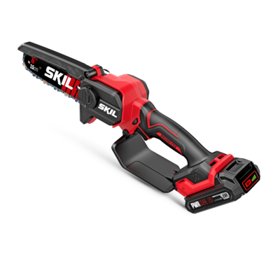 מיני מסור שרשרת חשמלי נטען Brushless להב "6 (15 ס"מ) עם מערכת שימון עצמי מתנה סוללה 2.0Ah + מטען SKIL