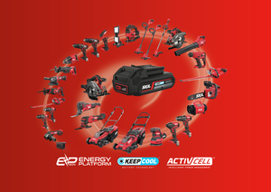 סוללה 20V 2.0Ah בטכנולוגיית Keep Cool + מטען 20V 2.4A במארז - SKIL