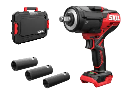 מפתח רטיטה "1/2 במזוודה עם 3 בוקסות 20V Brushless מומנט 700Nm/1200Nm – גוך בלבד SKIL