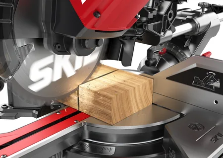 מסור גרונג חשמלי 2000W 254 מ"מ ("10) XP עם פנדל לחיתוך עץ, עם הטיה כפולה עם סמן צל SKIL