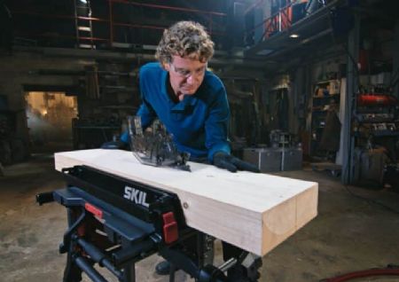 מסור שולחן "10 (254 מ"מ) 2000W עם רגליים מתקפלות + מסור גרונג עם פנדל 254 מ"מ 2000W עם סמן צל + מסור שרשרת "12 +סוללה 4.0Ah + מטען