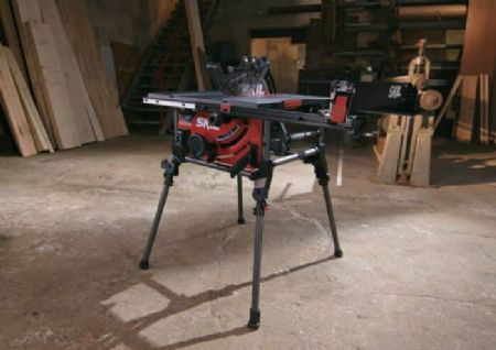 מסור שולחן "10 (254 מ"מ) 2000W עם רגליים מתקפלות + מסור גרונג עם פנדל 254 מ"מ 2000W עם סמן צל + מסור שרשרת "12 +סוללה 4.0Ah + מטען