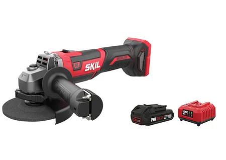 משחזת זווית נטענת Brushless עם התנעה רכה 125 מ"מ ("5) מתנה סוללה 2.0Ah + מטען SKIL