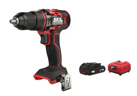 מקדחה/מברגה נטענת 13 מ"מ 20V Brushless + גיר 2 מתנה מטען + סוללה 2.0Ah SKIL