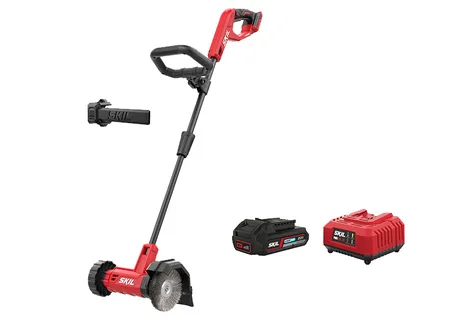 מברשת מסתובבת נטענת 20V להסרת עשבים שוטים במשטחים מרוצפים -מתנה סוללה 2.0Ah + מטען SKIL