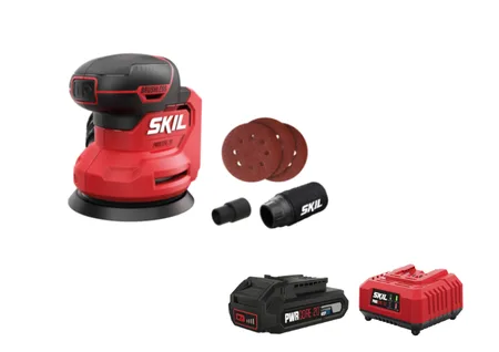 מלטשת אקצנטרית "5 (125 מ"מ) נטענת 20V Brushless מתנה סוללה 2.0Ah + מטען SKIL