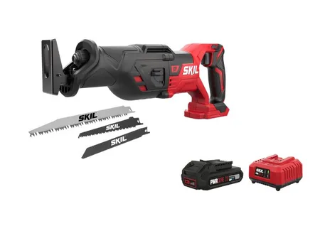 מסור חרב נטען 20V Brushless XP עם פנדל לעבודות חיתוך מגוונות -מתנה סוללה 2.0Ah + מטען SKIL