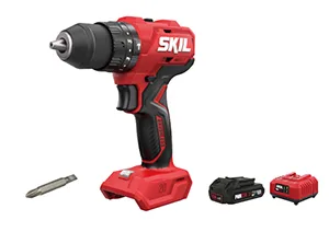 מקדחה/מברגה נטענת רוטטת 13 מ"מ 20V Brushless + גיר 2 מהירויות מתנה סוללה 2.0Ah + מטען SKIL