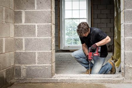 פטישון נטען 20V Brushless עד 24 מ"מ בעל 4 מצבי עבודה עם ביטול סיבוב 2.2J + סוללה 4.0Ah מתנה סוללה 2.0Ah + מטען SKIL