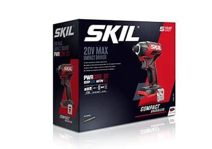 מברגת אימפקט 20V Brushless קומפקטית 250Nm + סוללה 4.0Ah + מתנה סוללה 2.0Ah +מטען תיק SKIL