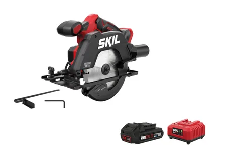 מסור עגול 165 מ"מ ("6.5) מקצועי 20V Brushless מתנה - מטען + סוללה 2.0Ah SKIL