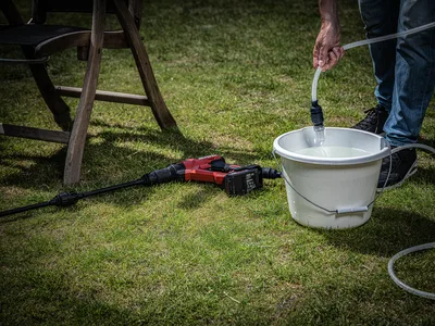 מכונת שטיפת מים בלחץ (גרניק) נטענת 20V מתנה סוללה 2.0Ah + מטען SKIL