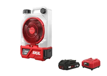 מאוורר/ מערפל מים 20V נטען מתנה סוללה 2.0Ah + מטען SKIL