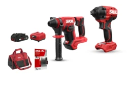 סט חובה בכל בית פטישון נטען 20V Brushless + מברגת אימפקט נטענת Brushless + סוללה 2.5Ah + מטען +תיק קטן