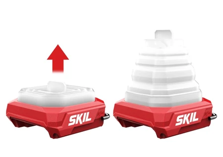 תאורת לד מתקפלת 20V עם חיבור USB - גוף בלבד SKIL