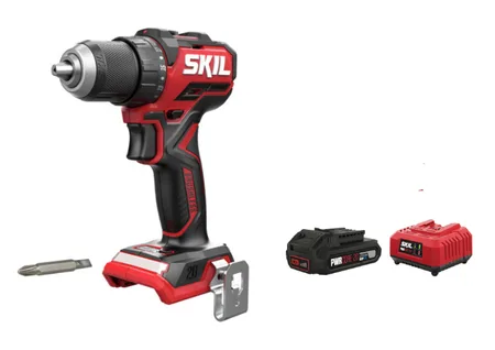 מקדחה/מברגה נטענת 13 מ"מ 20V Brushless עם גיר מתנה סוללה 2.0Ah + מטען SKIL