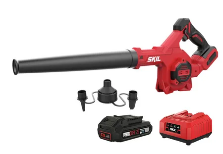 מפוח רב תכליתי נטען 20V Brushless אלקטרוני + פיות שונות מתנה סוללה 2.0Ah + מטען SKIL