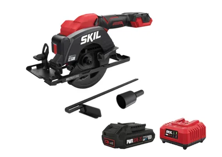 מיני מסור עגול יד אחת נטען 20V Brushless לחיתוך עץ אלומיניום וקרמיקה מתנה סוללה 2.0Ah + מטען SKIL