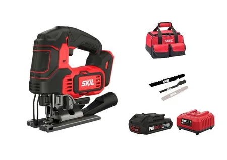 מסור אנכי (ג’יקסו) נטען 20V Brushless XP + תיק נשיאה מתנה סוללה 2.0Ah + מטען SKIL