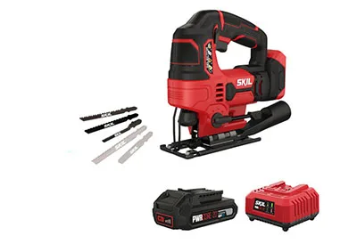 מסור אנכי(ג'יקסו) נטען 20V מתנה סוללה 2.0Ah + מטען SKIL