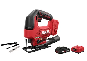 מסור אנכי (ג'יקסו) נטען 20V Brushlessמתנה סוללה 2.0Ah + מטען SKIL