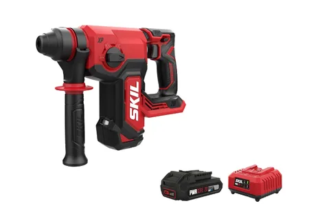 פטישון נטען 20V Brushless עד 24 מ"מ בעל 4 מצבי עבודה עם ביטול סיבוב 2.2J מתנה סוללה 2.0Ah + מטען SKIL