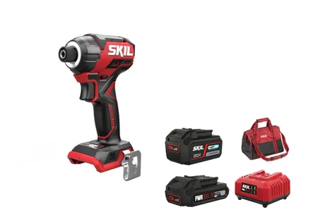 מברגת אימפקט 20V Brushless קומפקטית 250Nm + סוללה 4.0Ah + מתנה סוללה 2.0Ah +מטען תיק SKIL