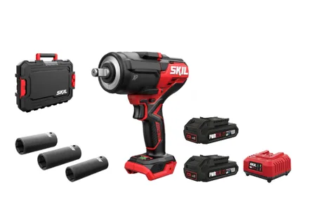 מפתח רטיטה "1/2 במזוודה עם 3 בוקסות 20V Brushless מומנט 700Nm/1200Nm מתנה שתי סוללות 2.0Ah + מטען SKIL