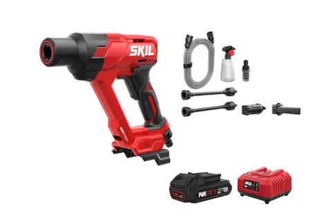 מכונת שטיפת מים בלחץ (גרניק) נטענת 20V מתנה סוללה 2.0Ah + מטען SKIL