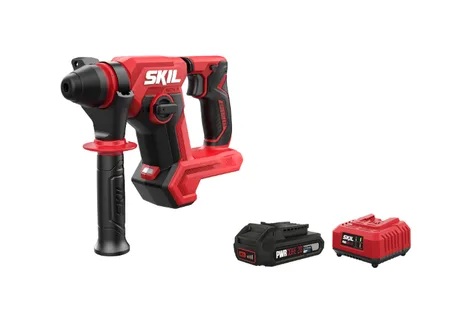 פטישון נטען 20V Brushless עם עד 18 מ"מ עם שני מצבי עבודה - מתנה סוללה 2.0Ah + מטען SKIL