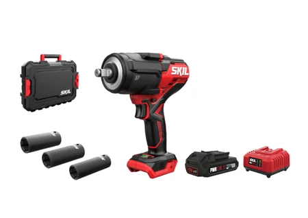 מפתח רטיטה "1/2 במזוודה עם 3 בוקסות 20V Brushless מומנט 700Nm/1200Nm מתנה סוללה 2.0Ah + מטען SKIL